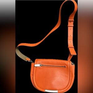 Luna Crossbody Bag Orange Leather Crossbody Bag by Marc by Marc Jacobs